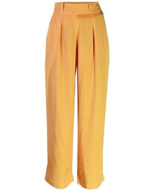 OUT OF SYNC Mango Wide Leg Trouser - Yellow