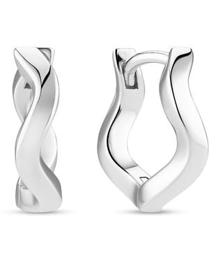 Sif Jakobs Jewellery Earrings Ellera Waves Pianura - Metallic