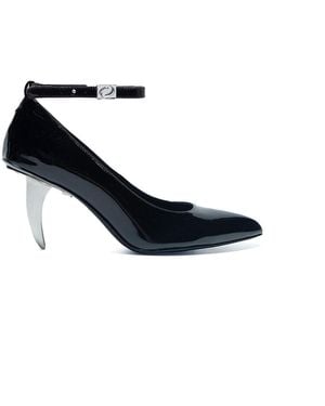 RIVERPEACE.CO Rlogo Pointed-Toe Blade High Heels - Blue