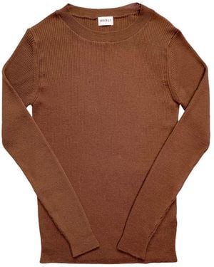 Mabli Seilio Skinny Rib - Brown