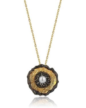 Nowart Jewelry Pearl Necklace - Metallic