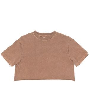 Ariko Brownstone Beach Crop Tee - Pink