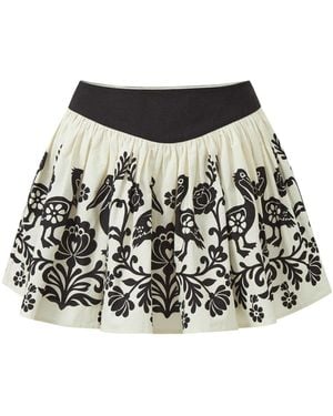 Pecanpepperpelican Shadow Garden Skirt - Black