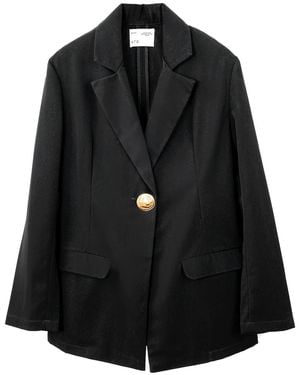 Ats the Label Leonie Standard Length Blazer - Black