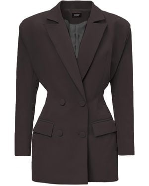 BLUZAT Tailored Hourglass Blazer - Black