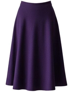 IZABELA MANDOIU Bias-Cut Midi Skirt - Purple
