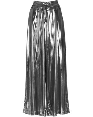 Vazaf Foil Trousers - Grey