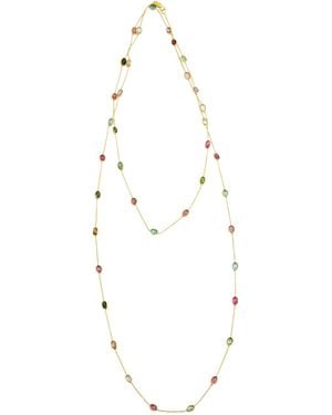 Opium Jewels Long Chain Necklace - White