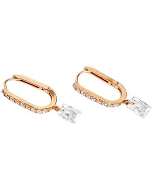 Native Gem Bon Bon Rectangle Huggies - Metallic