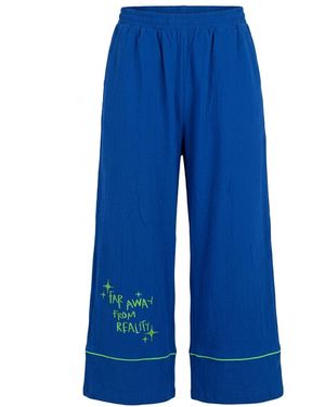 King Naked Away From Reality Trousers - Blue