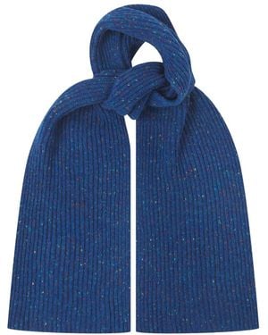 Uskees Donegal Wool Scarf - Blue