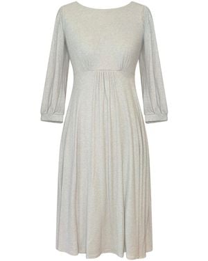 Alie Street London Neutrals Kimberley Knitted Midi Dress - Grey