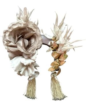 Julia Clancey Silviana Luxe Bloom Band - Metallic