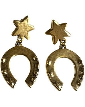 Sccollection Lucky Horseshoe Earrings - Metallic