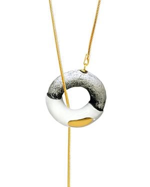 Sculp Urban Om Choker Necklace - Metallic