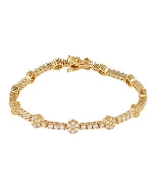 Onewildone A Field Of Daisies Tennis Bracelet - Metallic