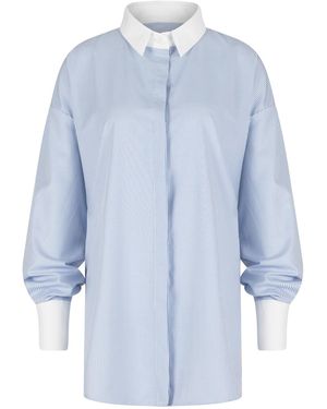 Clothes by Locker Room Striped Color-Block Shirt - Blue