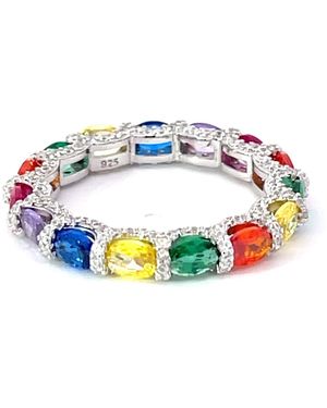 LÁTELITA London Jester Multicoloured Cocktail Ring - Blue