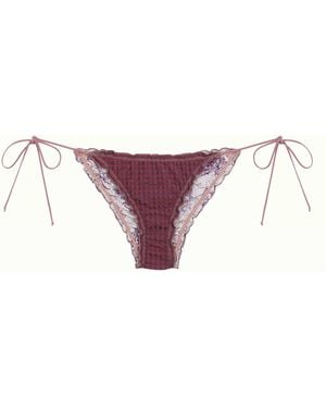 Camila Ctg Rose Arles Rizo Bikini Bottom - Purple