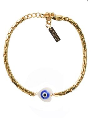 Adriana Pappas Designs Eye Love You Bracelet - Metallic
