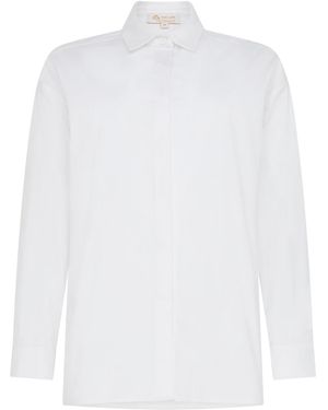 Hay Life Box Fit Long Sleeve Shirt - White