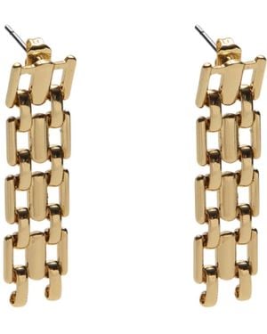 Argento Vivo Panthera Link Earring - Metallic