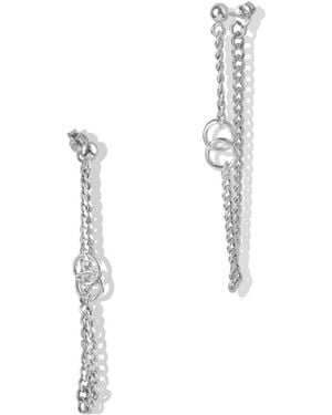 Argento Vivo The Roxe Chain Link Earring - White