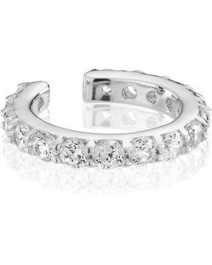 Aaria London London Crystal Cuff - White