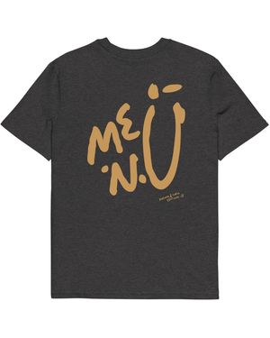 Anchor and Crew Heather Twelve Me.N.U Editions Organic Cotton T-Shirt - Black