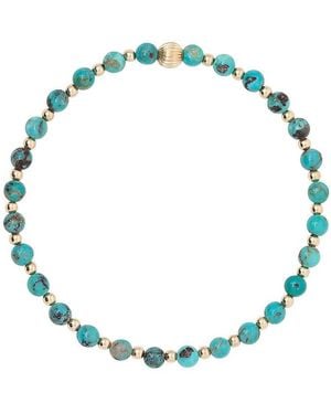 Becket + Quill Stretch Bracelet - Blue