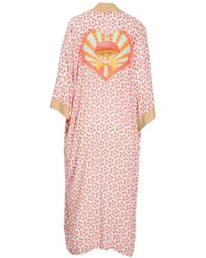 Henelle Venice Beach Vintage Kimono - Pink