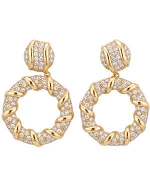 LÁTELITA London Chantilly Drop Earrings - Metallic