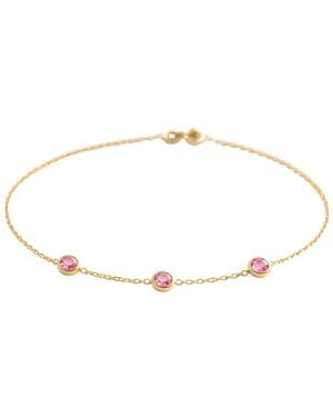 Lily Flo Jewellery Sapphire Bracelet - Metallic