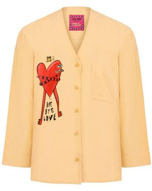 King Naked Bye Bye Love Shirt - Orange