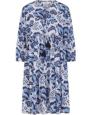 Luella Fashion Jambi Cotton Dress Printed Pattern - Blue