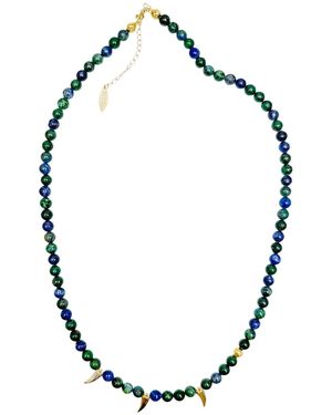 Farra Phoenix Lapis Necklace - Blue