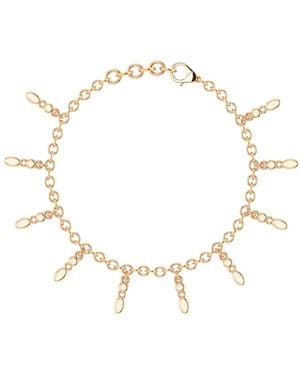 Linda Fiore Amalei 18K Vermeil Bracelet With Cream Enamel - Metallic