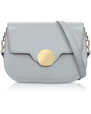 Le Parmentier San Pedro Leather Shoulder Bag - Gray