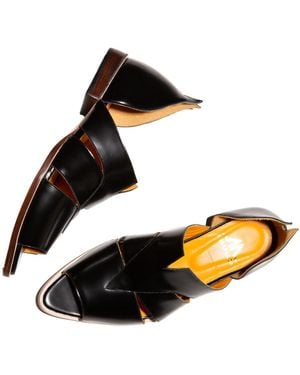 Mafalda Agatha Sandals - Black