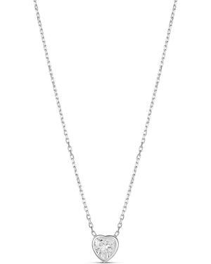 SHYMI Mini Bezel Solitaire Necklace - Metallic