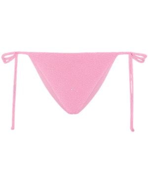 Oceanus Amel High Waist Bikini Bottom - Pink