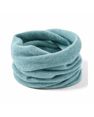 My Little Nature Cashmere Bandana Scarf – - Blue