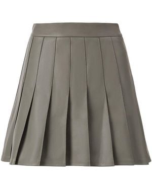 Lita Couture Pleated Skirt - Grey