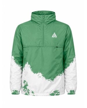 Chic Urban Ocean Crest Pullover Jacket Forest - Green