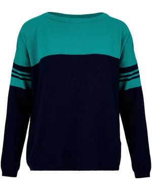 At Last Cashmere Mix Jumper - Blue
