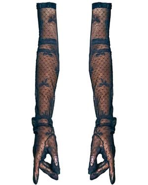 Natalia Petruch High Gloves - Black