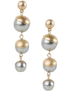 Saachi Half Moon Earring - Metallic