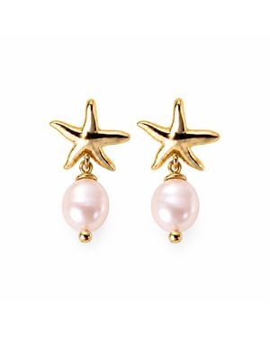 Lalinde Starfish Earrings - Metallic