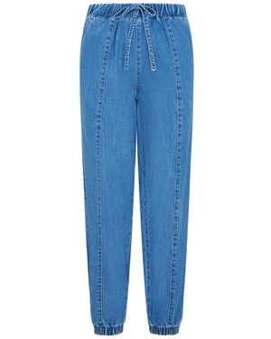 I AM DENIM Featherflex Baggy Jeans - Blue