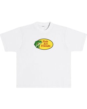 Dont Eat the Homies Fish Are Friends Tee - White